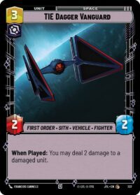 TIE Dagger Vanguard (Foil) - 737 - Common - JTL - Español