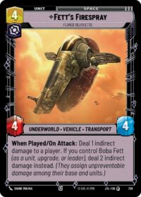 Fett's Firespray - Feared Silhouette (Foil) - 738 - Special - JTL - Inglés