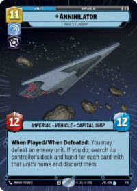 Annihilator - Tagge's Flagship (Hyperspace Foil) - 775 - Legendary - JTL - Inglés
