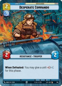 Desperate Commando (Hyperspace Foil) - 794 - Common - JTL - Inglés