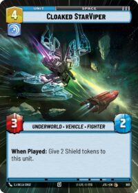 Cloaked StarViper (Hyperspace Foil) - 801 - Common - JTL - Español