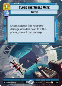 Close the Shield Gate (Hyperspace Foil) - 808 - Rare - JTL - Español