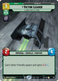 Victor Leader - Leading from the Front (Hyperspace Foil) - 819 - Rare - JTL - Inglés