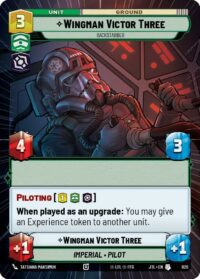 Wingman Victor Three - Backstabber (Hyperspace Foil) - 820 - Uncommon - JTL - Inglés