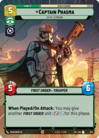 Captain Phasma - On My Command (Hyperspace Foil) - 822 - Uncommon - JTL - Inglés
