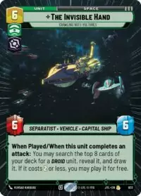 The Invisible Hand - Crawling With Vultures (Hyperspace Foil) - 823 - Rare - JTL - Español