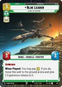 Blue Leader - Scarif Air Support (Hyperspace Foil) - 830 - Uncommon - JTL - Inglés