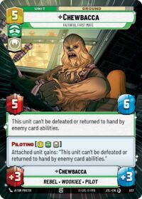 Chewbacca - Faithful First Mate (Hyperspace Foil) - 837 - Special - JTL - Inglés