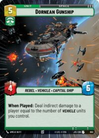 Dornean Gunship (Hyperspace Foil) - 850 - Uncommon - JTL - Español