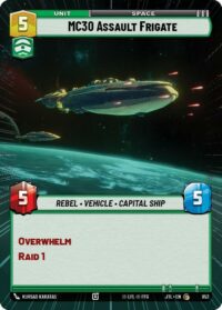 MC30 Assault Frigate (Hyperspace Foil) - 852 - Common - JTL - Inglés