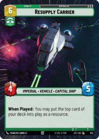 Resupply Carrier (Hyperspace Foil) - 853 - Common - JTL - Inglés
