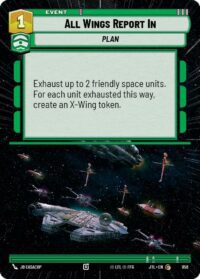 All Wings Report In (Hyperspace Foil) - 856 - Common - JTL - Inglés