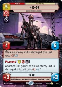 IG-88 - Murderous Phlutdroid (Hyperspace Foil) - 875 - Rare - JTL - Inglés