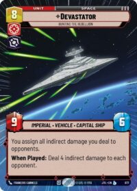 Devastator - Hunting the Rebellion (Hyperspace Foil) - 877 - Legendary - JTL - Inglés