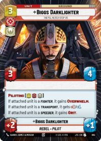 Biggs Darklighter - They'll Never Stop Us (Hyperspace Foil) - 884 - Uncommon - JTL - Inglés