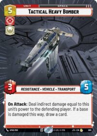 Tactical Heavy Bomber (Hyperspace Foil) - 886 - Rare - JTL - Inglés