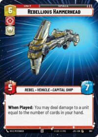 Rebellious Hammerhead (Hyperspace Foil) - 887 - Common - JTL - Español