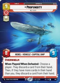 Profundity - We Fight! (Hyperspace Foil) - 888 - Legendary - JTL - Español