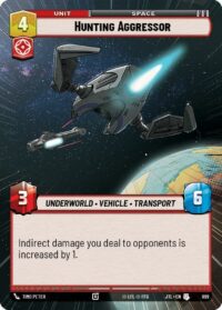 Hunting Aggressor (Hyperspace Foil) - 899 - Uncommon - JTL - Español