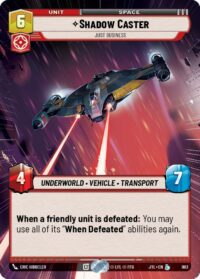 Shadow Caster - Just Business (Hyperspace Foil) - 903 - Legendary - JTL - Inglés