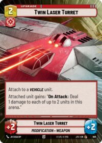 Twin Laser Turret (Hyperspace Foil) - 906 - Common - JTL - Inglés