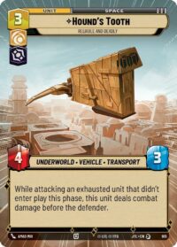 Hound's Tooth - Reliable and Deadly (Hyperspace Foil) - 919 - Special - JTL - Inglés