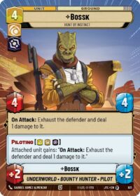 Bossk - Hunt By Instinct (Hyperspace Foil) - 921 - Special - JTL - Español