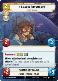 Anakin Skywalker - I'll Try Spinning (Hyperspace Foil) - 931 - Uncommon - JTL - Inglés