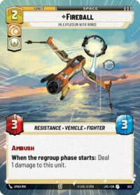 Fireball - An Explosion With Wings (Hyperspace Foil) - 932 - Uncommon - JTL - Inglés