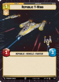 Republic Y-Wing (Hyperspace) - 474 - Common - JTL - Español