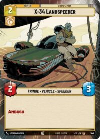 X-34 Landspeeder (Hyperspace Foil) - 948 - Common - JTL - Inglés