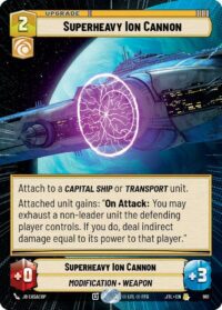 Superheavy Ion Cannon (Hyperspace Foil) - 961 - Rare - JTL - Español
