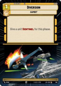 Diversion (Hyperspace Foil) - 963 - Common - JTL - Español