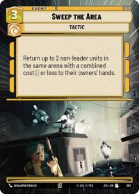 Sweep the Area (Hyperspace Foil) - 967 - Uncommon - JTL - Inglés