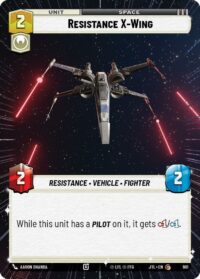 Resistance X-Wing (Hyperspace Foil) - 981 - Common - JTL - Español