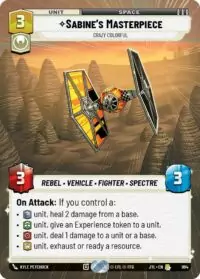 Sabine's Masterpiece - Crazy Colorful (Hyperspace Foil) - 984 - Rare - JTL - Inglés