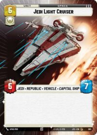 Jedi Light Cruiser (Hyperspace Foil) - 985 - Common - JTL - Inglés
