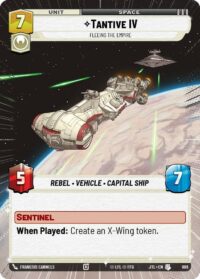 Tantive IV - Fleeing the Empire (Hyperspace Foil) - 986 - Uncommon - JTL - Inglés