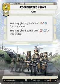 Coordinated Front (Hyperspace Foil) - 987 - Common - JTL - Inglés