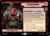 Major Vonreg - Red Baron - 011/262 - Common - JTL - Español
