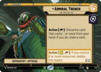 Admiral Trench - Chk-chk-chk-chk (Hyperspace) - 276 - Rare - JTL - Español
