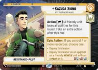 Kazuda Xiono - Best Pilot in the Galaxy (Hyperspace) - 280 - Rare - JTL - Inglés