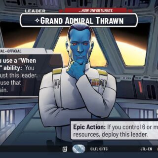 Grand Admiral Thrawn - ...How Unfortunate (Showcase) - 998 - Common - JTL - Inglés