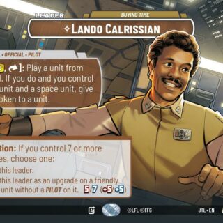 Lando Calrissian - Buying Time (Showcase) - 999 - Rare - JTL - Inglés