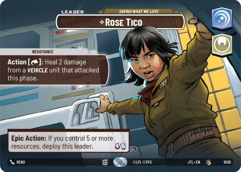 Rose Tico - Saving What We Love (Showcase) - 1000 - Common - JTL - Inglés
