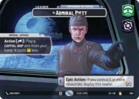 Admiral Piett - Commanding the Armada (Showcase) - 1001 - Rare - JTL - Español