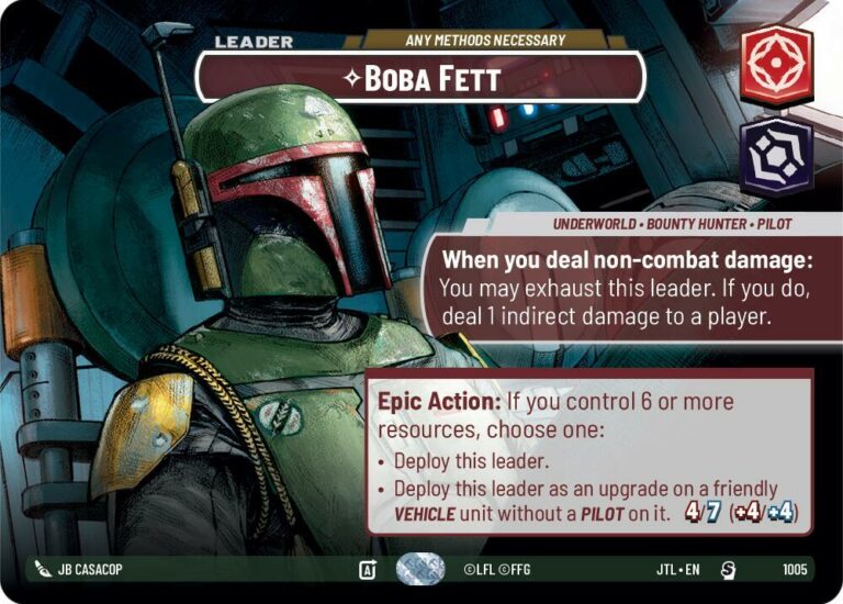 Boba Fett - Any Methods Necessary (Showcase) - 1005 - Special - JTL - Inglés