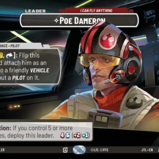 Poe Dameron - I Can Fly Anything (Showcase) - 1009 - Rare - JTL - Inglés
