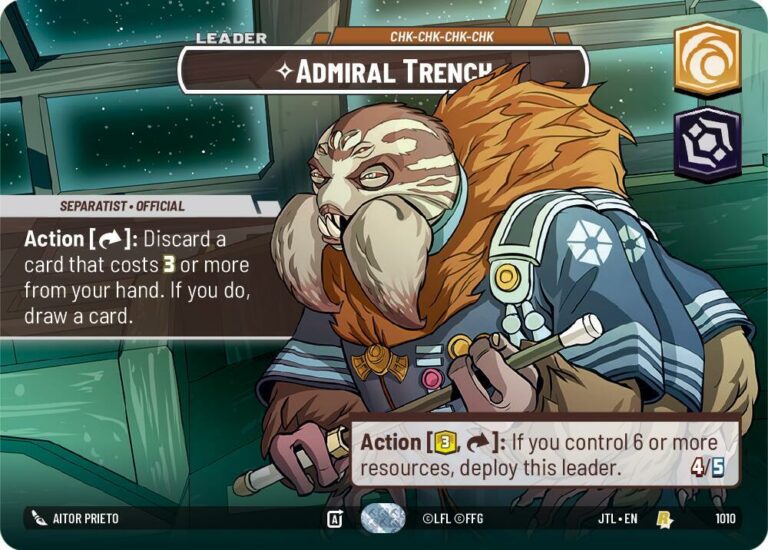 Admiral Trench - Chk-chk-chk-chk (Showcase) - 1010 - Rare - JTL - Inglés