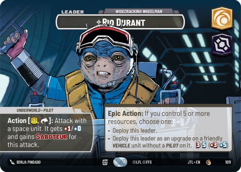 Rio Durant - Wisecrack Wheelman (Showcase) - 1011 - Common - JTL - Inglés